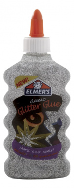ELMER\'S Glitter Glue Silver, 177ml, Lim
