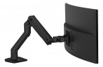 Ergotron HX Desk Monitor Arm, Mattsvart