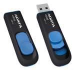 ADATA UV128 USB-minne, 128GB, USB 3.0, svart/blå