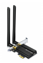 tplink TX50E, AX3000 Wi-Fi 6 Bluetooth 5.0 PCIe Adapter, black