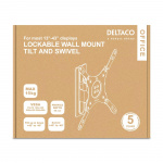 Deltaco TV/monitor wall mount Rvs/motorhomes turn tilt 13 