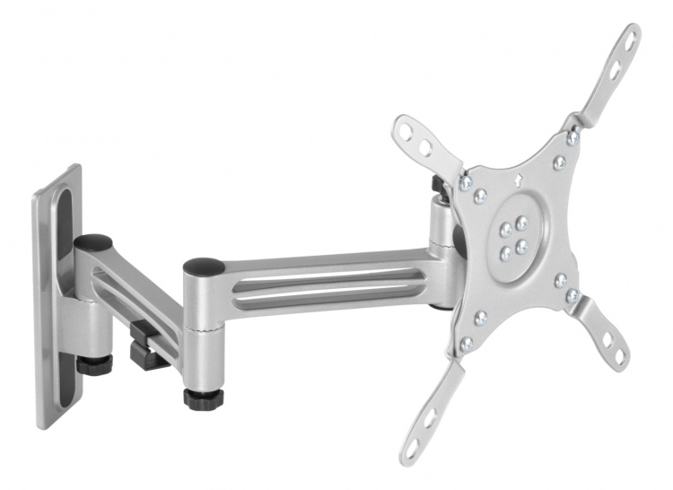 DELTACO OFFICE Tv/monitor väggfäste för husvagn/husbil, aluminium, sväng, tilta, låsbar, 13 DELTACO OFFICE Tv/monitor väggfäste för husvagn/husbil, aluminium, sväng, tilta, låsbar, 13