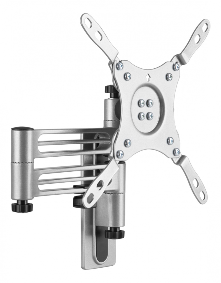 DELTACO OFFICE Tv/monitor väggfäste för husvagn/husbil, aluminium, sväng, tilta, låsbar, 13 DELTACO OFFICE Tv/monitor väggfäste för husvagn/husbil, aluminium, sväng, tilta, låsbar, 13