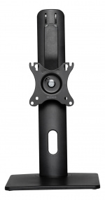 DELTACO OFFICE Höjdjusterbart skrivbordsstativ med roterbar bas, tilta, sväng, rotera, 17-32