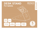 DELTACO OFFICE Bords-/väggstativ för surfplatta, VESA 75x75, 100x100, Vit DELTACO OFFICE Bords-/väggstativ för surfplatta, VESA 75x75, 100x100, Vit