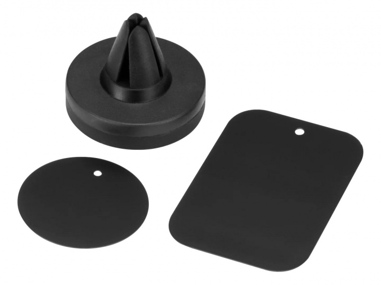 DELTACO Magnetisk bilhållare till smartphones för montering på fläktgaller, Svart