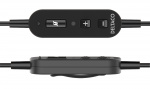 DELTACO Office USB stereoheadset, volymkontroll, brusreducerande mikrofon, svart