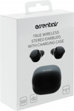 Essentials True Wireless Stereo in-ear, IPX6, dual earbuds, Svart Essentials True Wireless Stereo in-ear, IPX6, dual earbuds, Svart