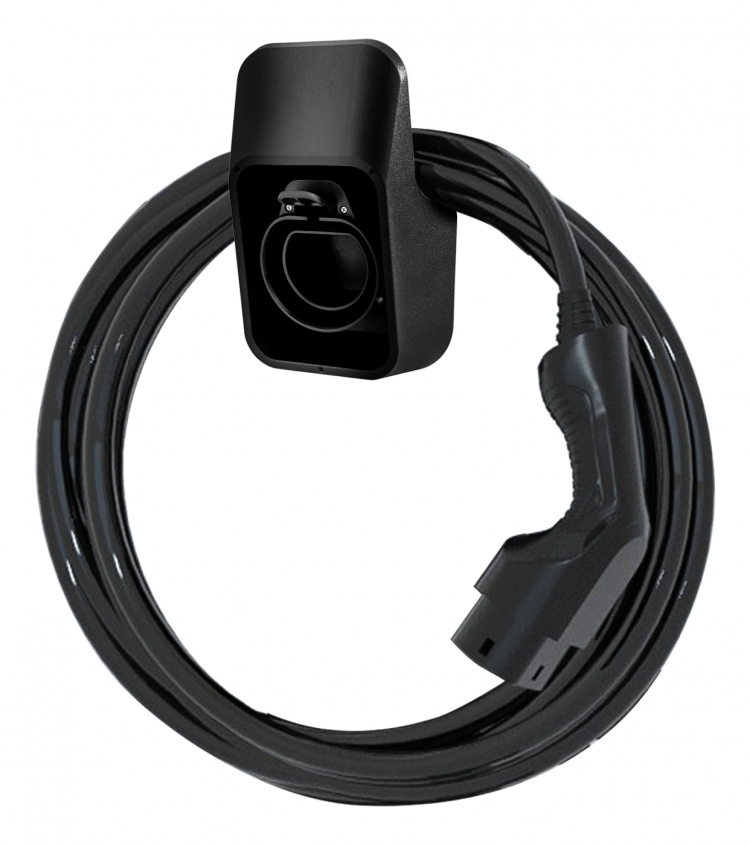 Deltaco E-Charge, holder for type 2 connector & Cable