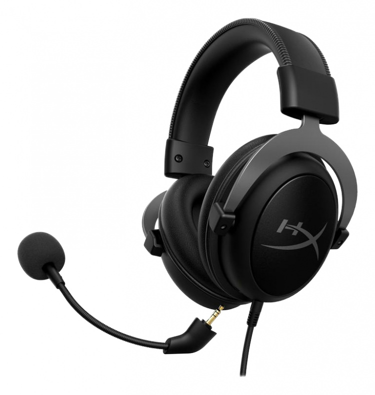 HyperX Cloud II Gun Metal, 7.1 ljud, 53mm element, USB, svart/grå