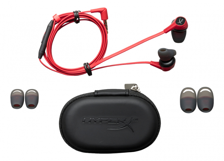 HyperX Cloud Earbuds, röd/svart HyperX Cloud Earbuds, röd/svart