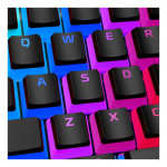 HyperX Pudding Keycaps, Full Key Set, Pan Nordic layout, Svart/transparent