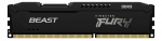 Kingston 16GB 1600MHz DDR3 RAM-minnen CL10 DIMM (Set med 2st) FURY Beast Black