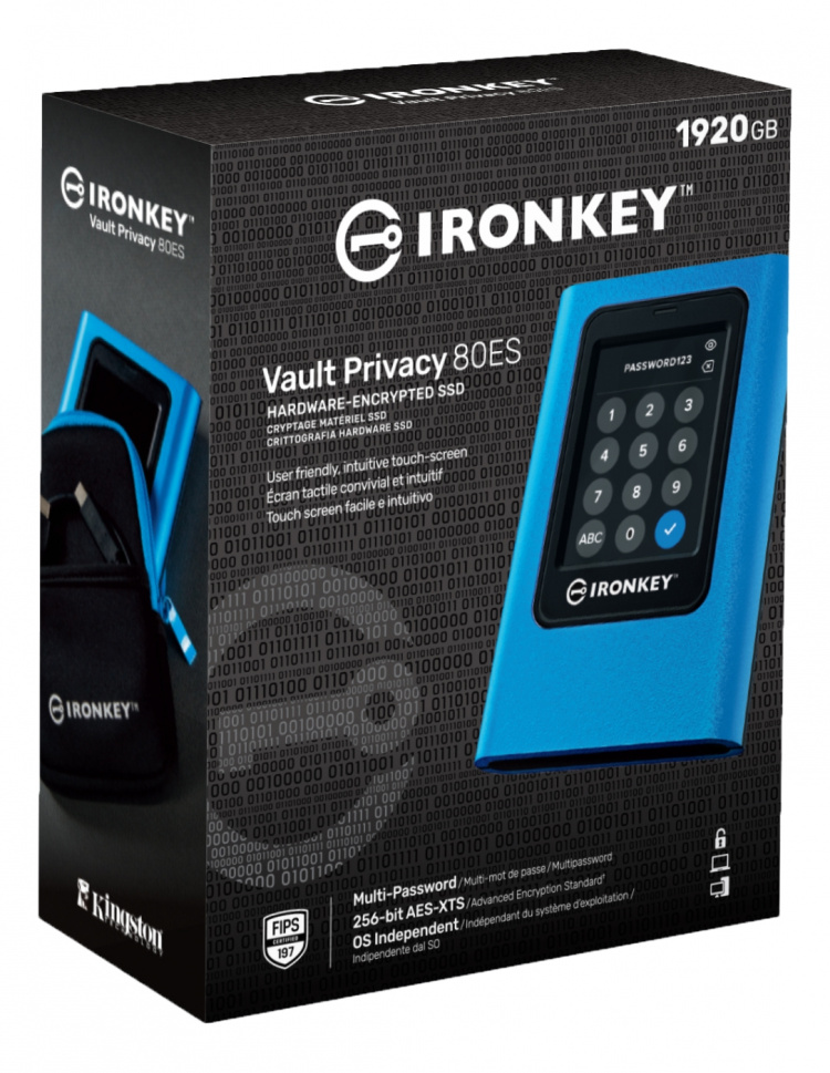 Kingston 1960GB IronKey Vault Privacy 80 XTSAES 256bit Encrypt Ext.SSD Kingston 1960GB IronKey Vault Privacy 80 XTSAES 256bit Encrypt Ext.SSD