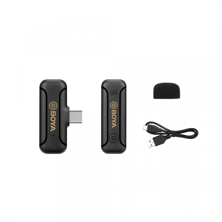 BOYA Trådlöst Mikrofonsystem x1 BY-WM3 För USB-C BOYA Trådlöst Mikrofonsystem x1 BY-WM3 För USB-C
