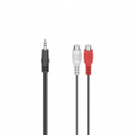 Hama Adapter Audio 2x RCA-uttag till 3,5 Jackkontakt
