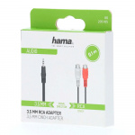 Hama Adapter Audio 2x RCA-uttag till 3,5 Jackkontakt