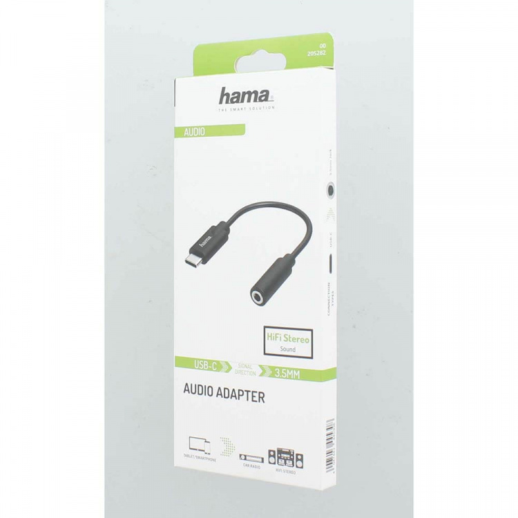 Hama Adapter Audio USB-C till 3,5 mm Stereo Hama Adapter Audio USB-C till 3,5 mm Stereo