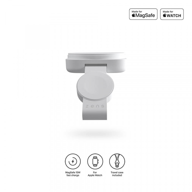 ZENS Trådlös laddare 2in1 Magnetic + Watch