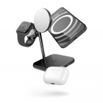 Zens Trådlös Laddare 4in1 Magnetic + Watch Svart