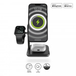 Zens Trådlös Laddare 4in1 Magnetic + Watch Svart