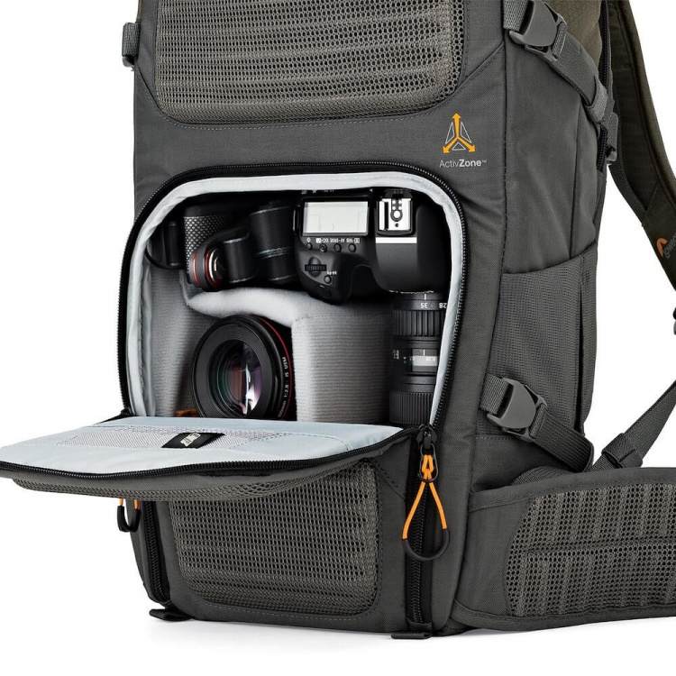 Lowepro Ryggsäck Flipside Trek BP 350 AW Grå/Grön