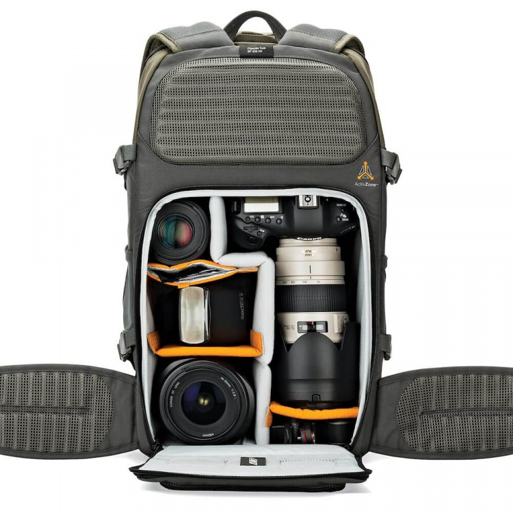 Lowepro Ryggsäck Flipside Trek BP 450 AW Grå/Grön