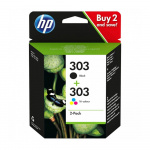 HP Bläck 3YM92AE 303 Multipack