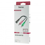 Hama Adapter Audio 3.5 Hona till 2x 3.5 Hane