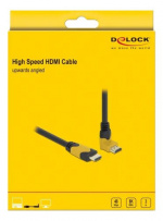 Delock High Speed HDMI cable male-male 90° up 48 Gbps 8K 60 Hz 3 m