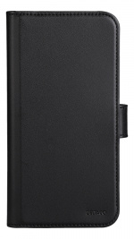 DELTACO plånboksfodral 2-i-1, iPhone 14 Plus magnetiskt skal, svart