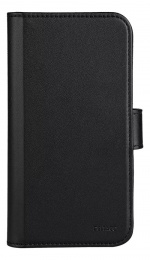 DELTACO plånboksfodral 2-i-1, iPhone 14 Pro magnetiskt skal, svart