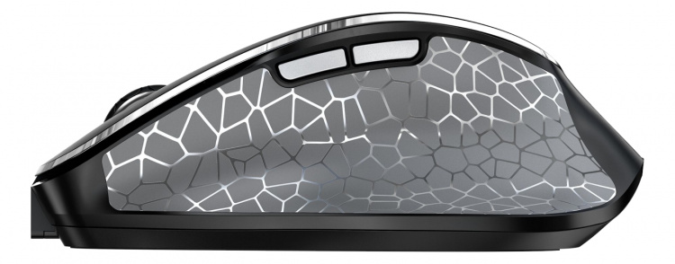 Cherry MW 8 ERGO trådlös mus, 6 knappar, BT & RF svart/grå