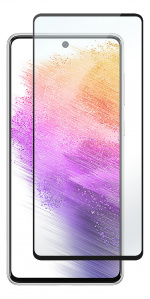 DELTACO skärmskydd för Samsung Galaxy A73, 2,5D härdat glas, 9H hårdhet