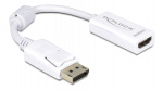 DeLOCK Adapter Displayport 1.1 male to HDMI female, passive, white