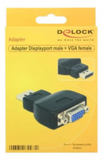 DeLOCK Adapter Displayport 1.1 male > VGA female black