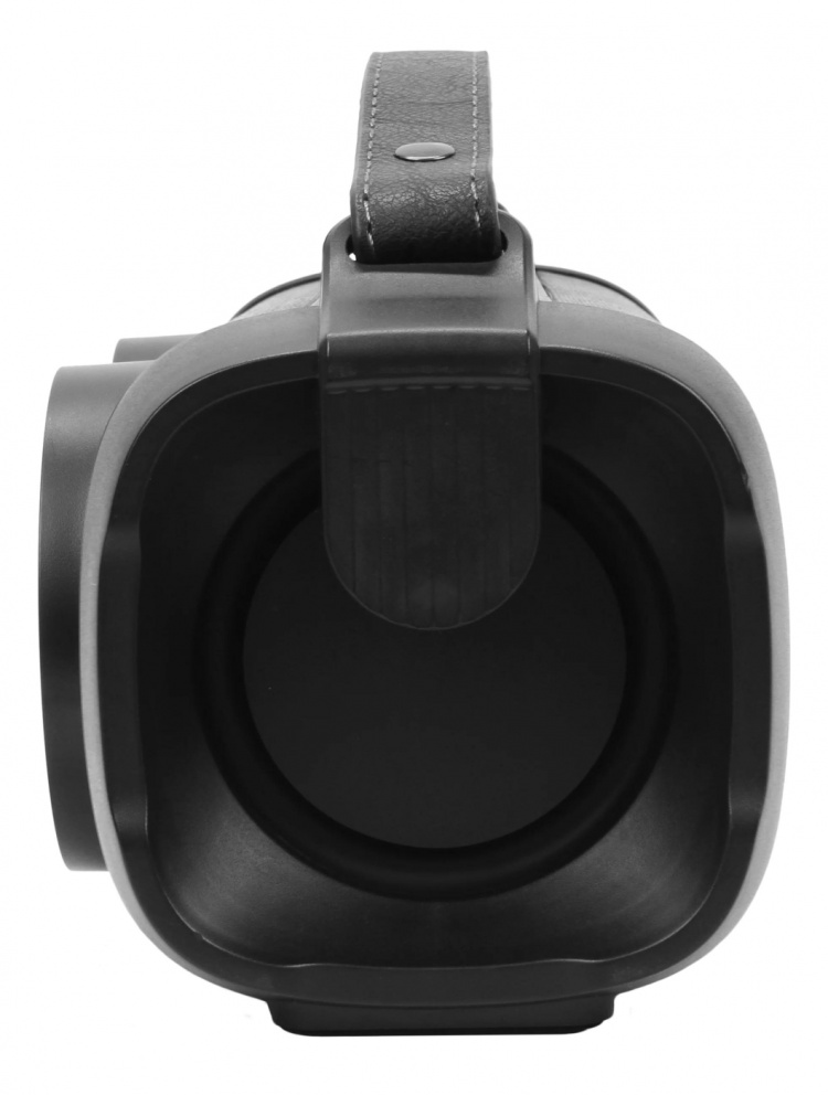 STREETZ TWS Boombox, 16 W, regntålig, BT 5.1/AUX/USB-A, regnbågs-LED, svart