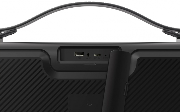 streetz B200 Boombox 2x 7.5 W, IPX5, AUX, USB flash, LED, black