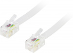 Deltaco Modular cable 4P4C RJ9/RJ10/RJ22>4P4C RJ9/RJ10/RJ22 5m