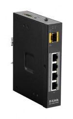 dlink Switch, 5-Ports, Gigabit, PoE, Plug and play, SFP, black