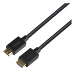 DELTACO Ultra High Speed HDMI-kabel, 1m, eARC, QMS, 8K 60Hz, 4K 120Hz, LSZH, svart