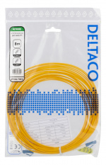 Deltaco OS2 Fiber cable, LC – LC, simplex, singlemode, UPC, 8m