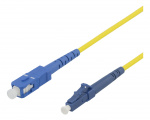 Deltaco OS1/2 Fiber cable, LC - SC, 9/125, singlemode, 10m