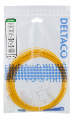 Deltaco OS1/2 Fiber cable, LC - SC, 9/125, singlemode, 10m