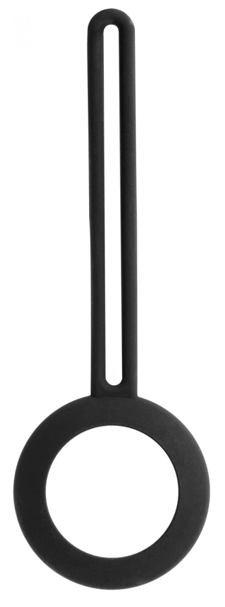 DELTACO Apple AirTag case, Silikon, Svart