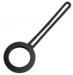 DELTACO Apple AirTag case, Silikon, Svart