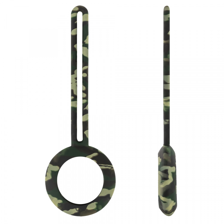 DELTACO Apple AirTag case, Silikon, Kamouflage