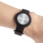 DELTACO Apple AirTag, Silikonarmband, Svart