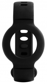 DELTACO Apple AirTag, Silikonarmband, Svart