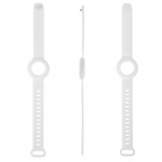 DELTACO Apple AirTag, Silikonarmband, Vit